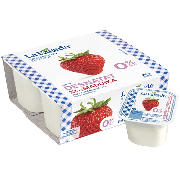 YOGURT FRESA DESNATADO 24 U LA FAGEDA