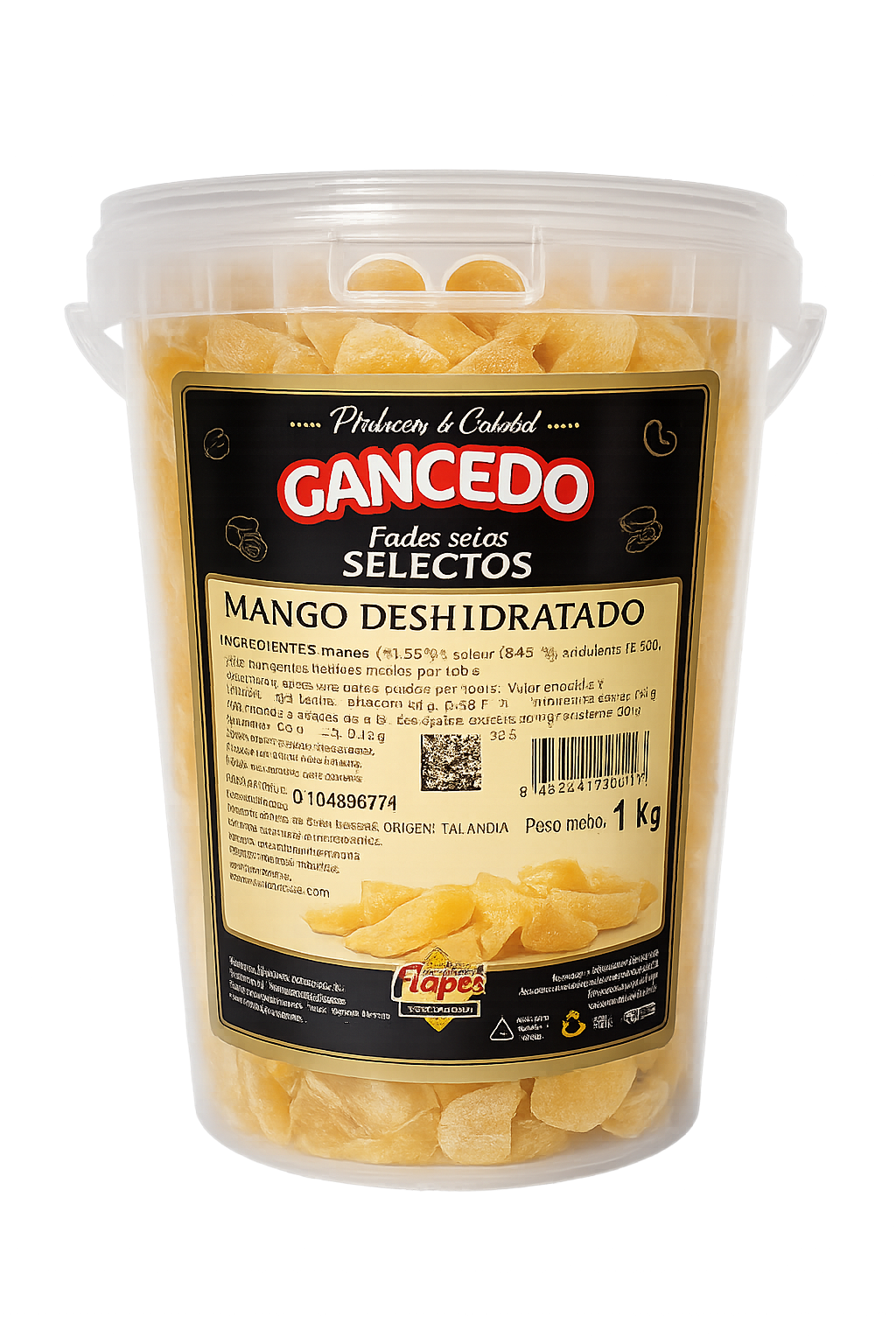 MANGO DADOS DESHIDRATADOS CUBO 1KG GANCEDO