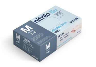 GUANTES NITRILO GRANDE (PAQ 100 UNID) COFAN