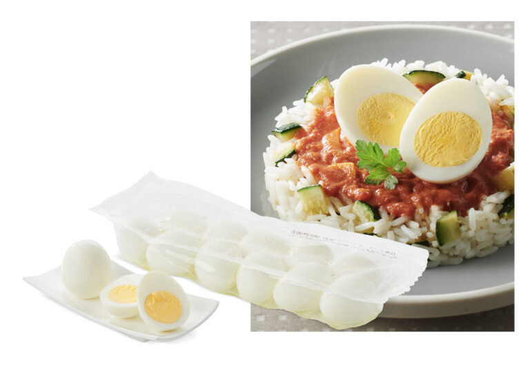 HUEVOS COCIDOS PELADOS (CUBO 40 UNID)