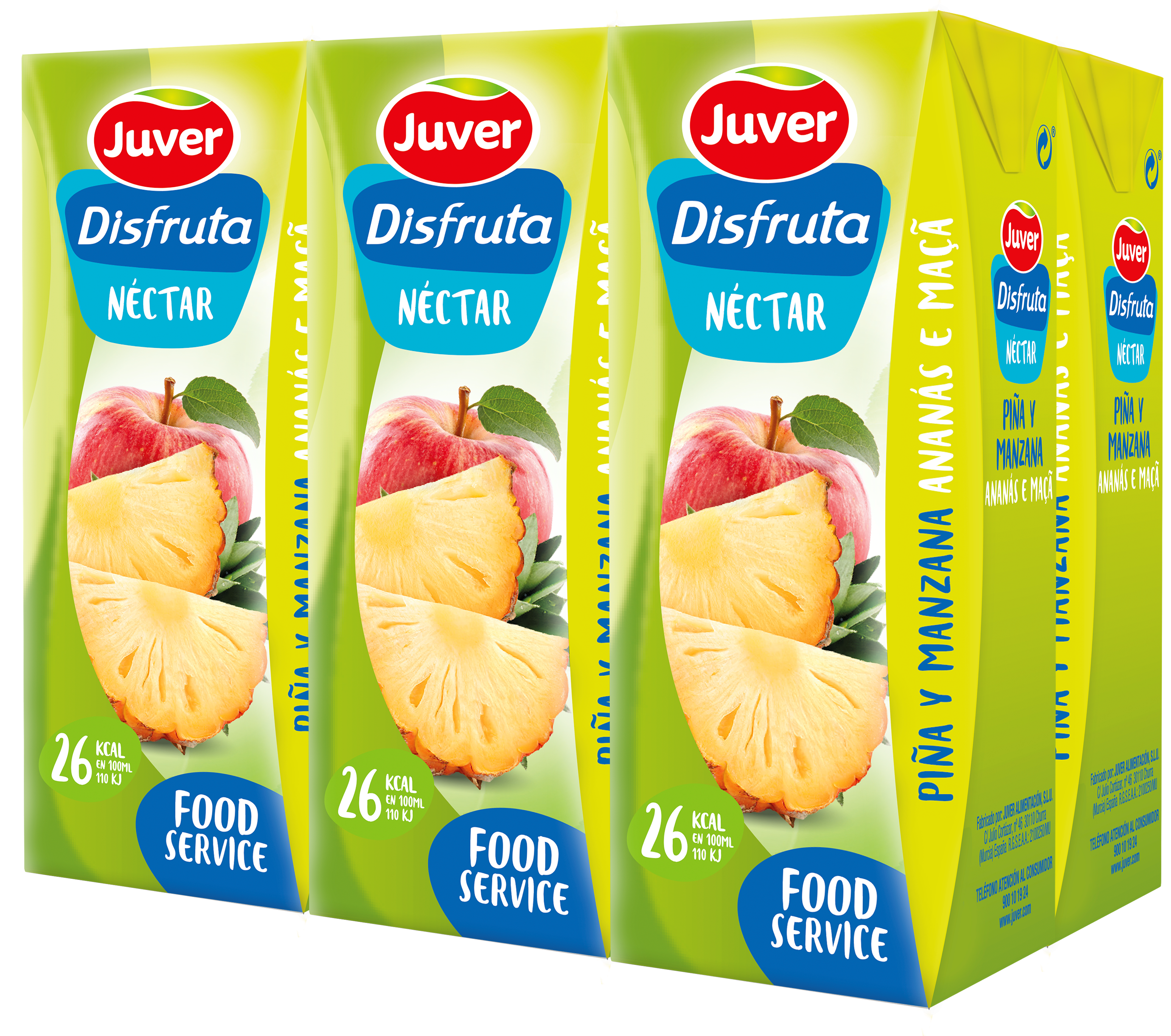 NECTAR MINIBRICK PIÑA Y MANZANA (30 UNID