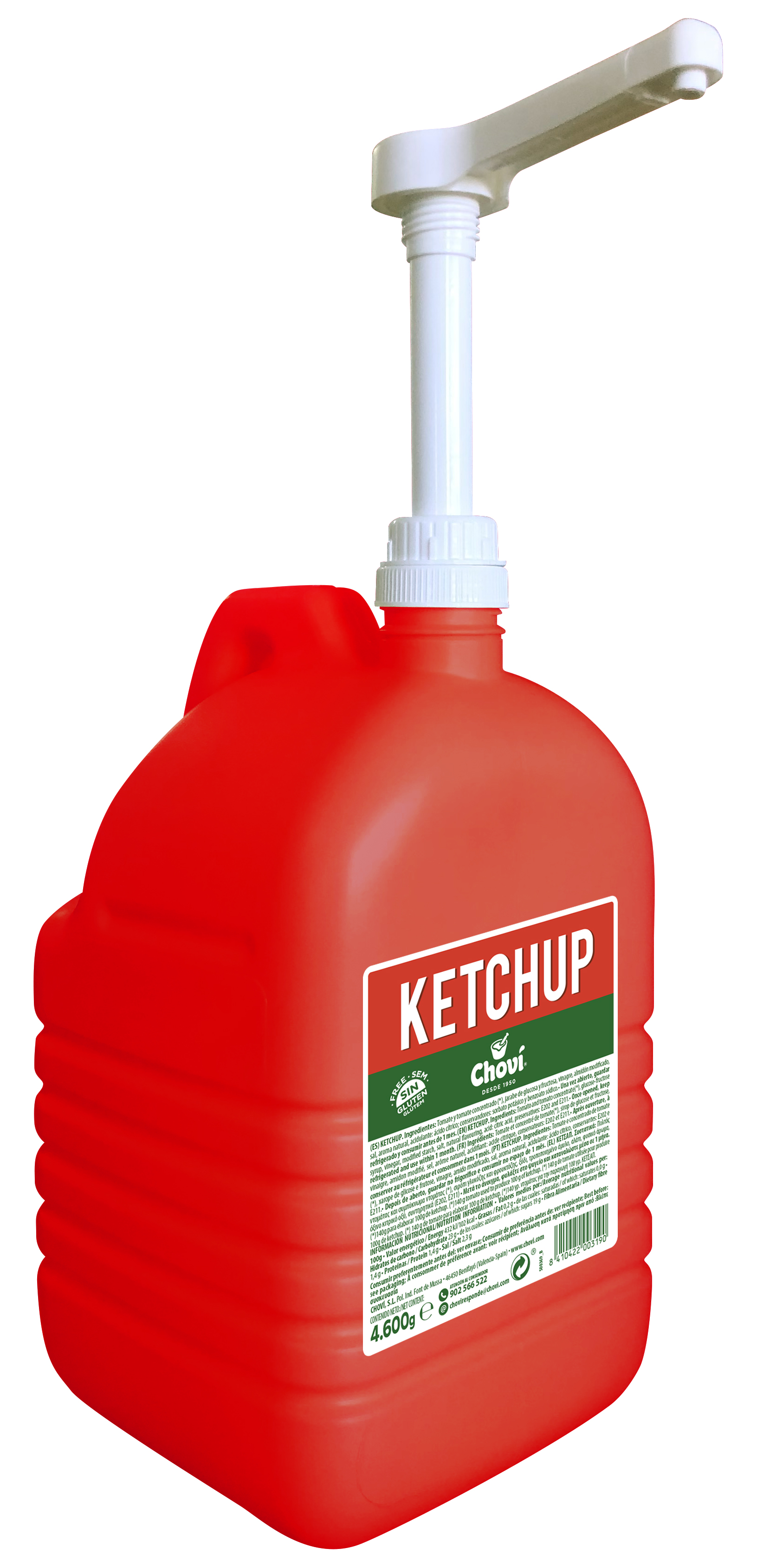 KETCHUP 4,60L CHOVI