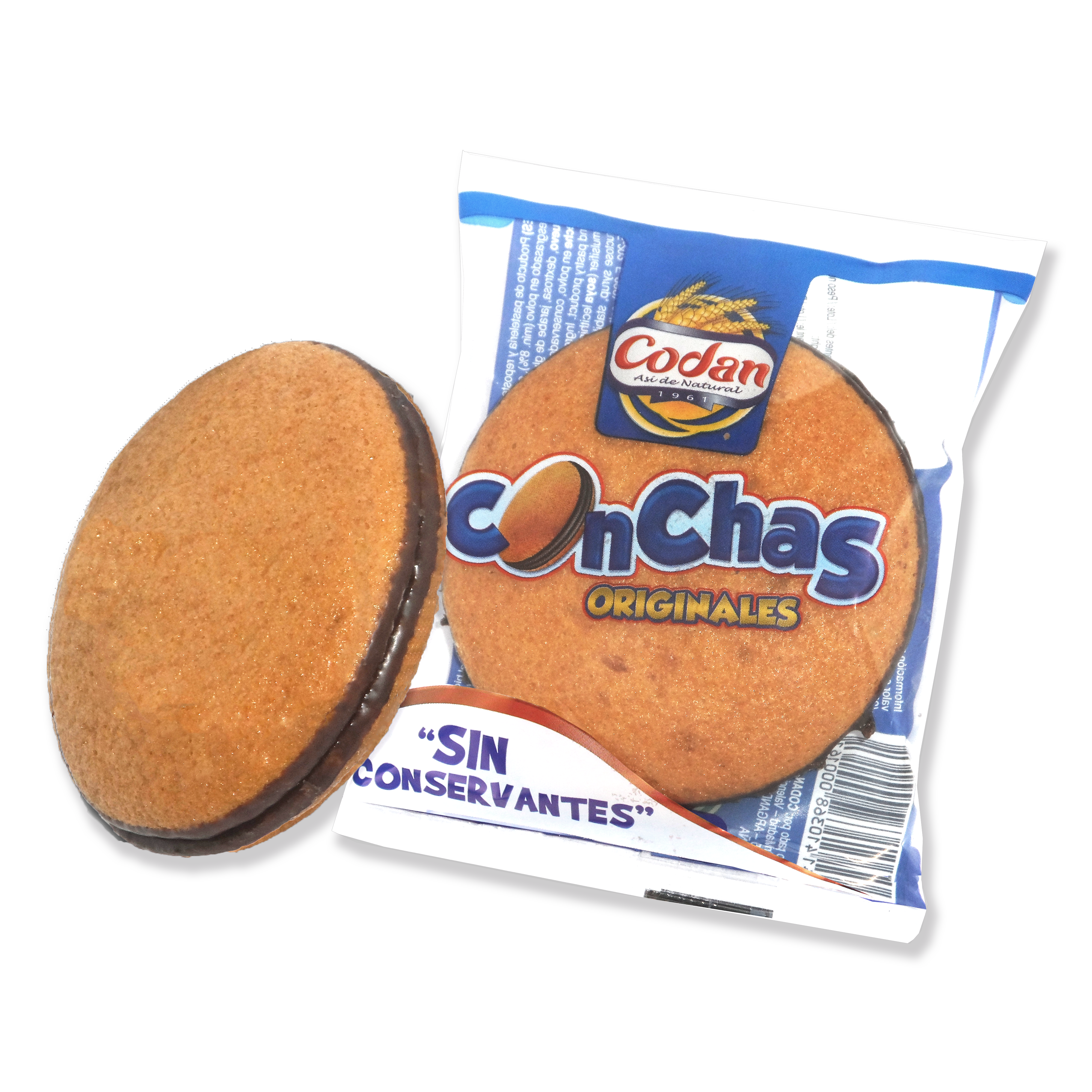 CONCHAS CHOCOLATE 1.76KG (32U) CODAN