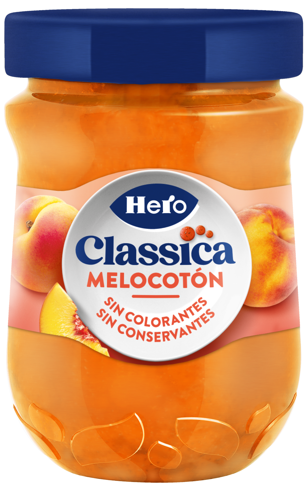 MERMELADA MELOCOTON FRASCO 330 G HERO