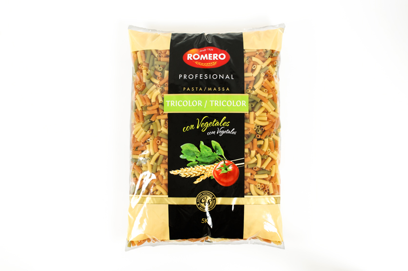 MACARRONES RALLADOS TRICOLOR 5KG ROMERO