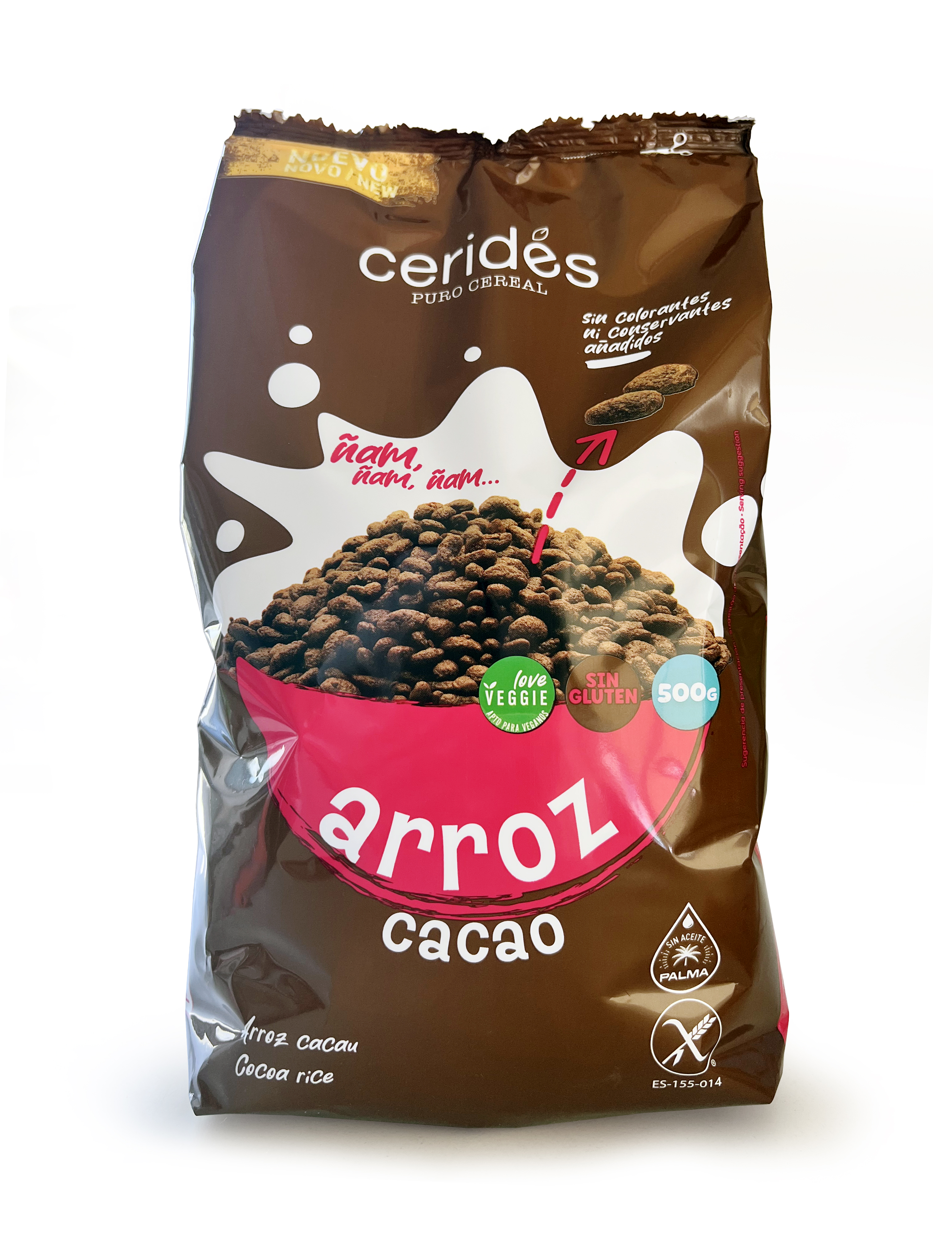 CEREALES ARROZ INFLADO CHOCO 500GR CERID