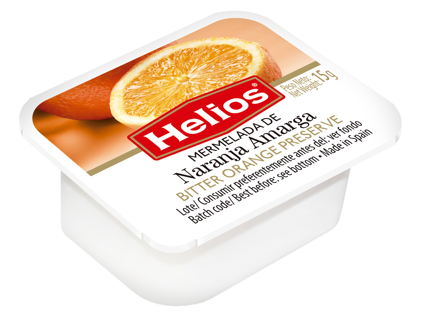 MERMELADA NARANJA AMARGA CAJA 300U X 15 G HELIOS