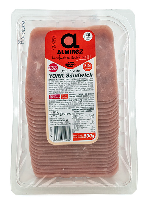 FIAMBRE YORK LONCH. 500GR ALMIREZ
