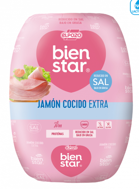 JAMON COCIDO BAJO SAL/GRASA EL POZO (KG)