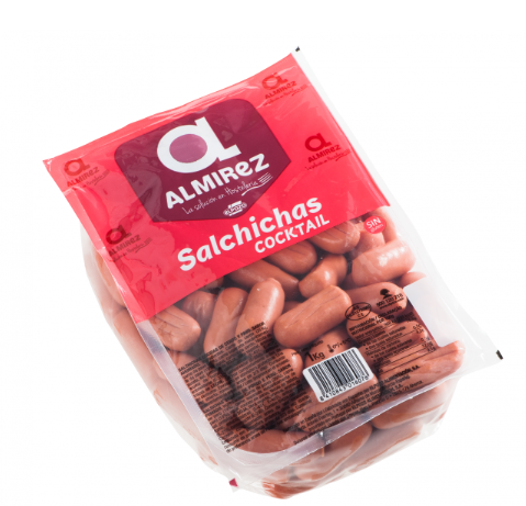 SALCHICHAS FRANKFURT COCKTAIL BANDEJA 1KG ALMIREZ