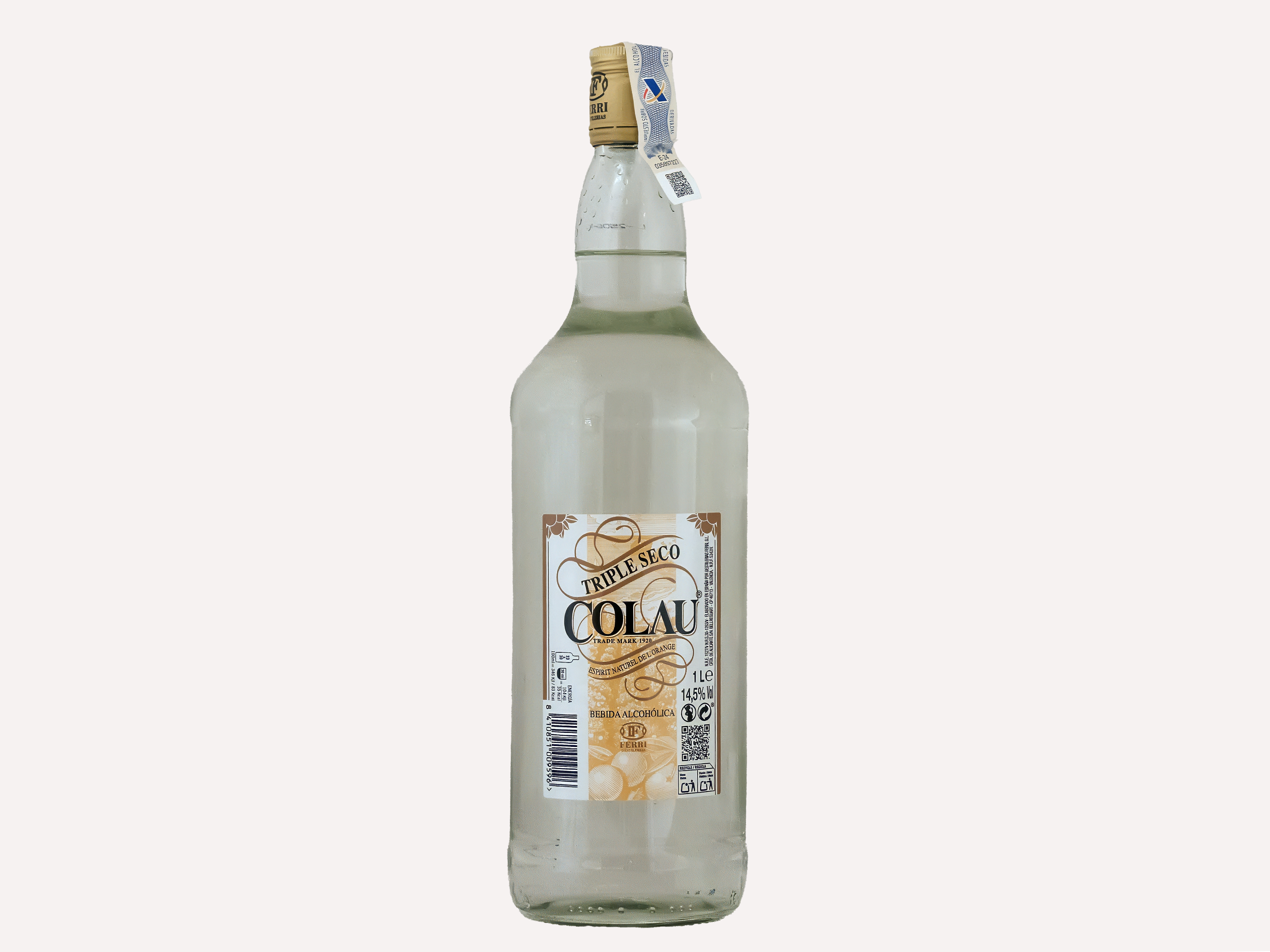 TRIPLE SECO 40º 1L (LICOR NARANJA)