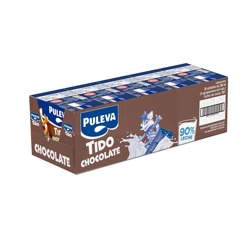 BATIDO PULEVA CACAO 200ML (5 PACKS X 6U)