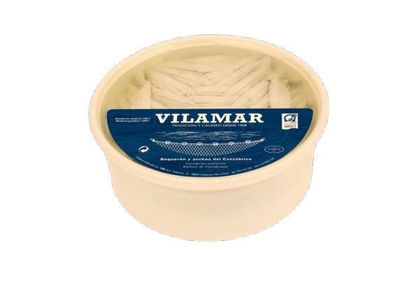 BOQUERONES TARRINA 700 G P.E. 0,50 G VILAMAR