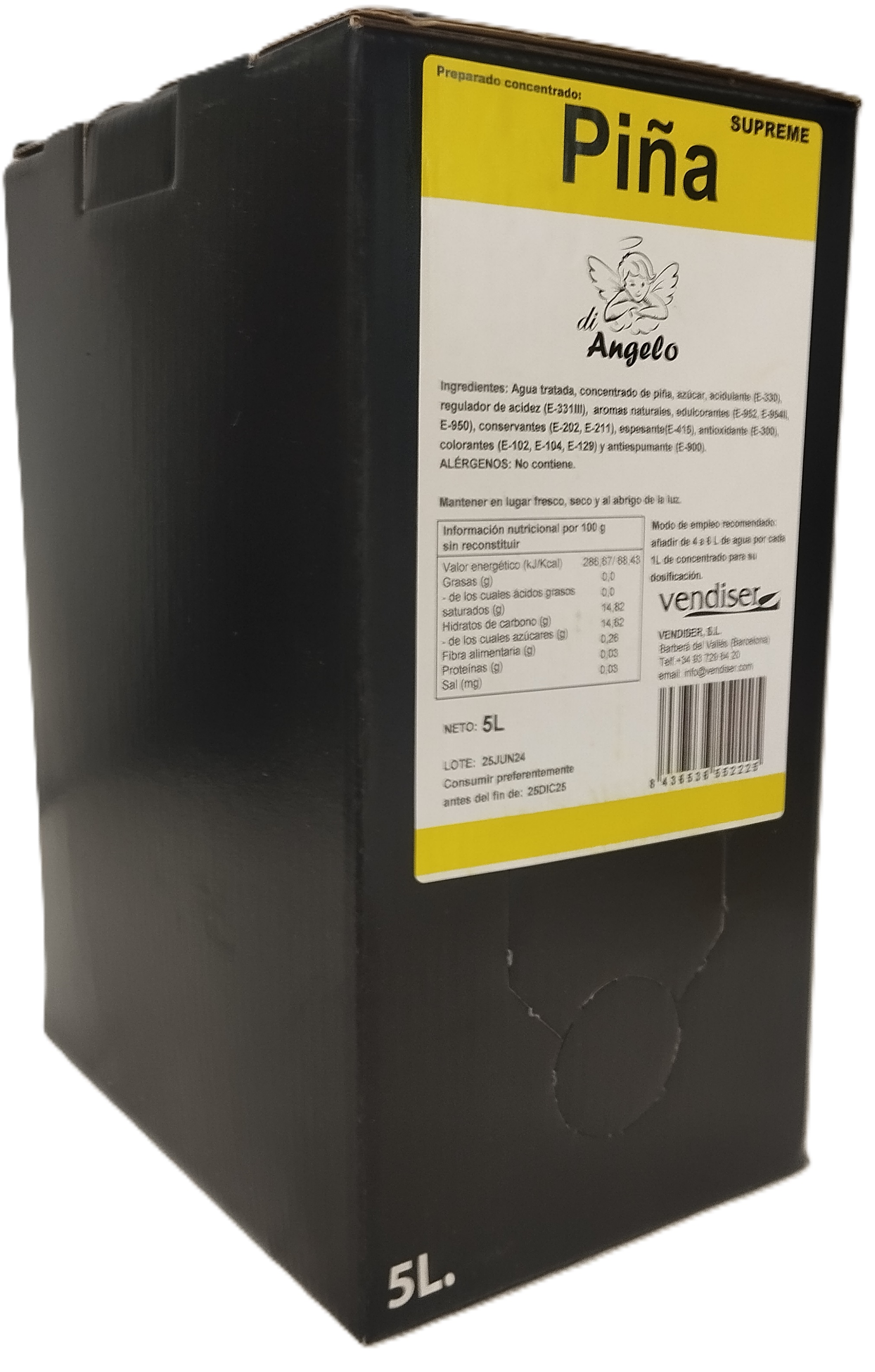 ZUMO PIÑA SUPREME DI ANGELO BIB 5 LT