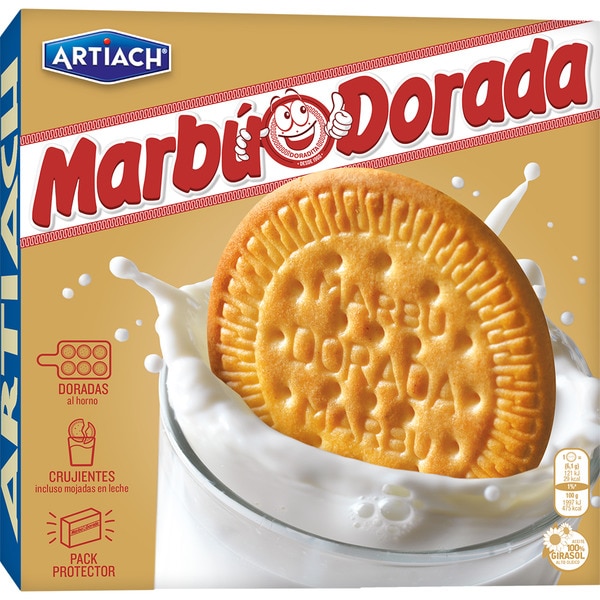 GALLETAS MARIA 600 GR MARBU DORADA