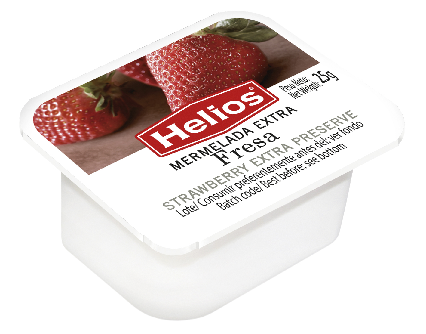 MERMELADA FRESA 25 GR (250U) HELIOS