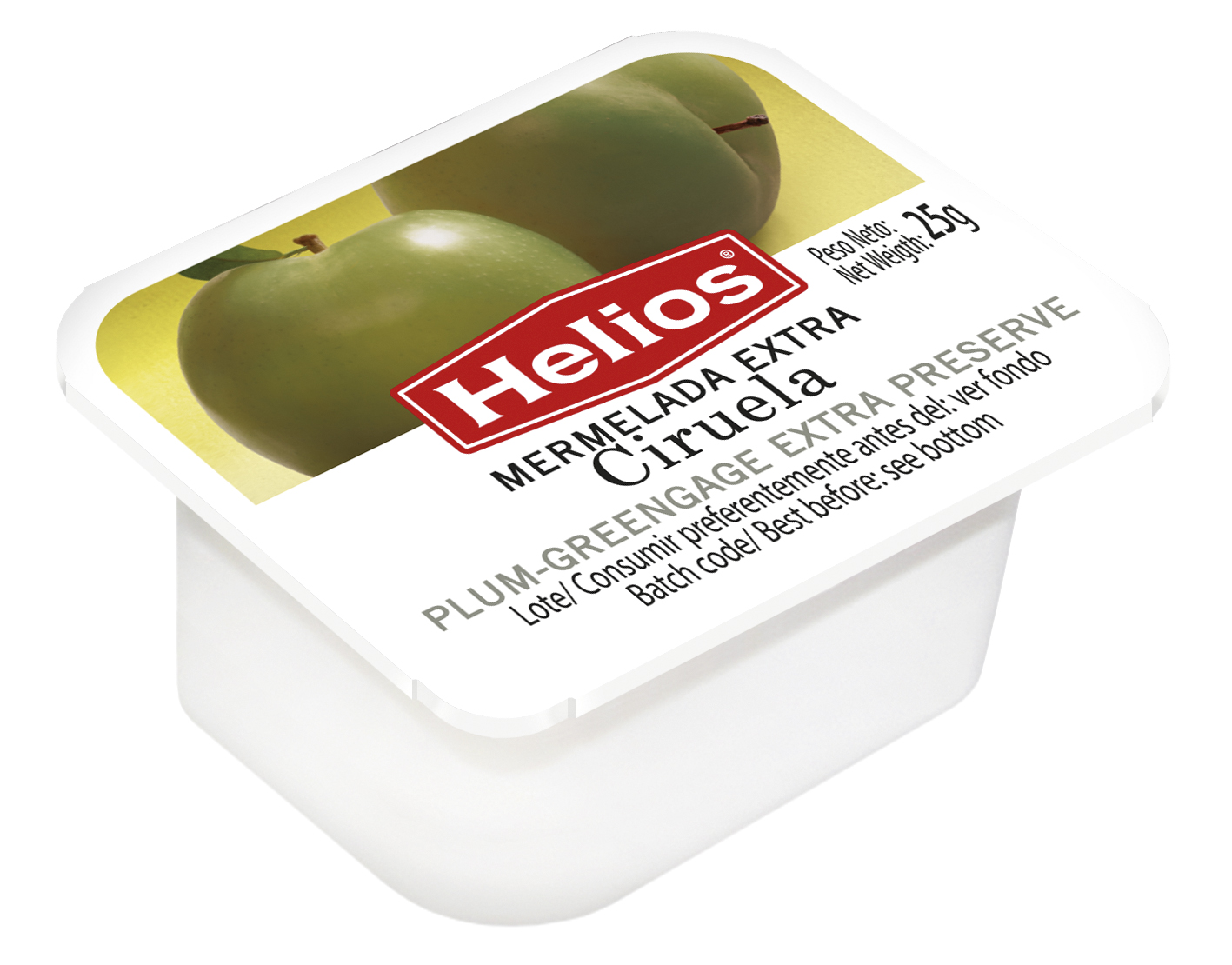MERMELADA CIRUELA 25 GR (250U) HELIOS