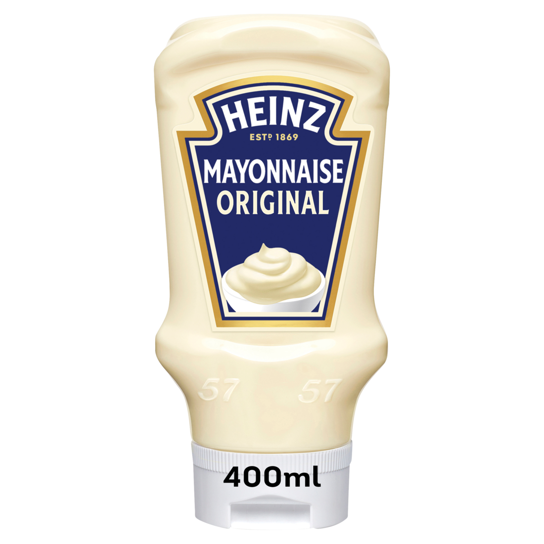 MAYONESA BOTE BOCABAJO 400ML HEINZ