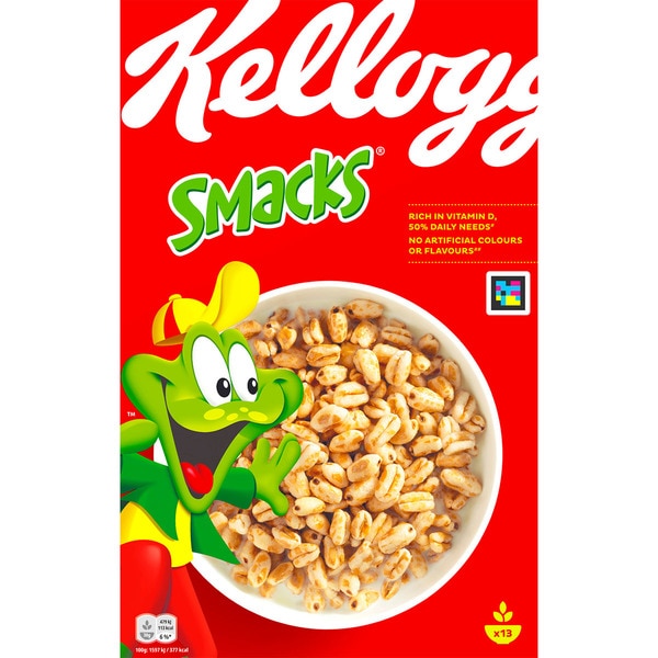 CEREALES SMACKS 400 GR KELLOGG'S
