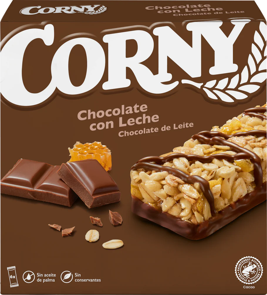 MUESLI 6 BARRITAS (25GR) CHOCO LECHE HERO