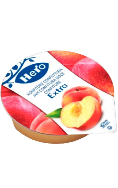CONFITURA MELOCOTON (120U) 25 GR HERO
