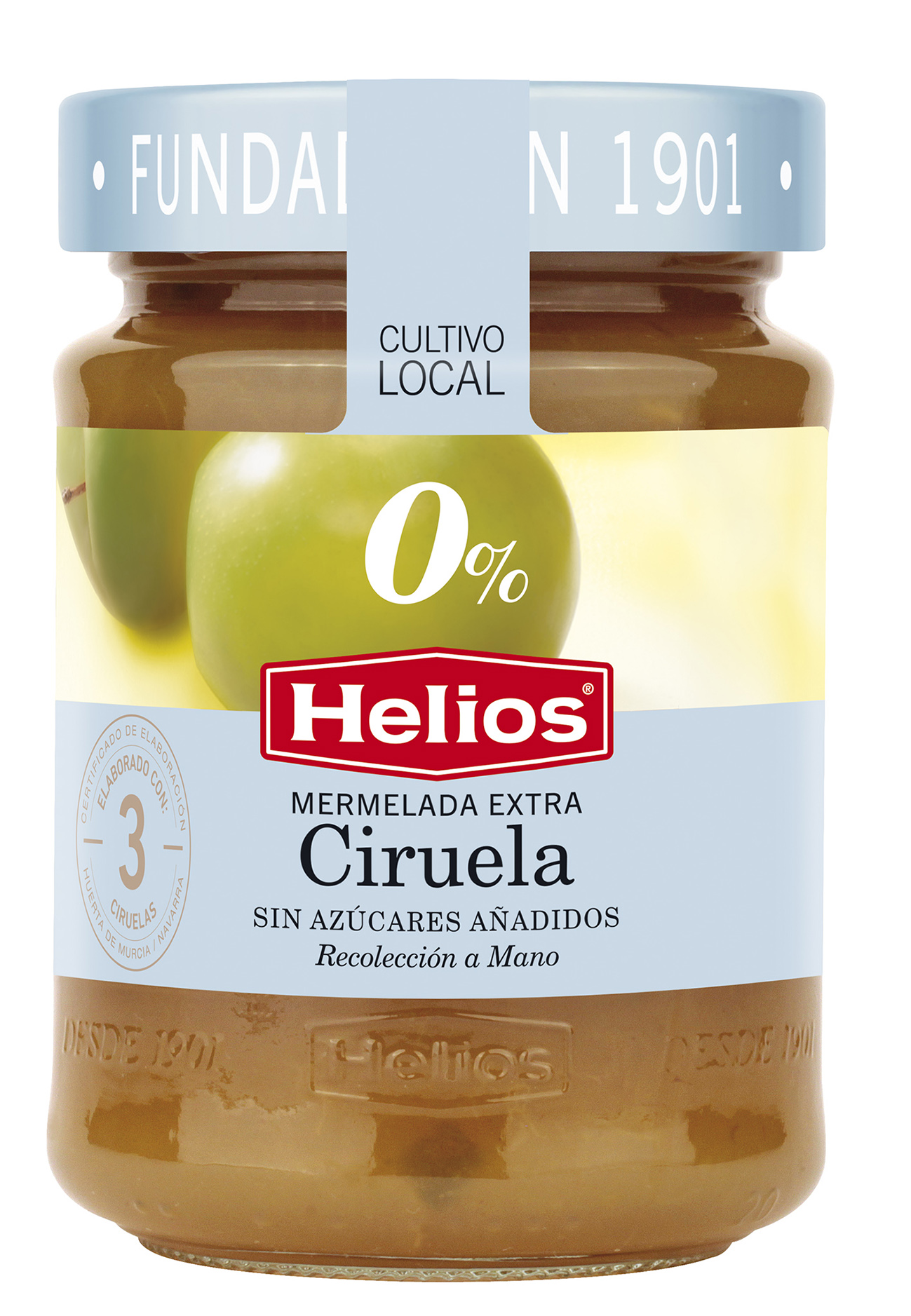 MERMELADA CIRUELA S/AZ (80U) 20GR HELIOS