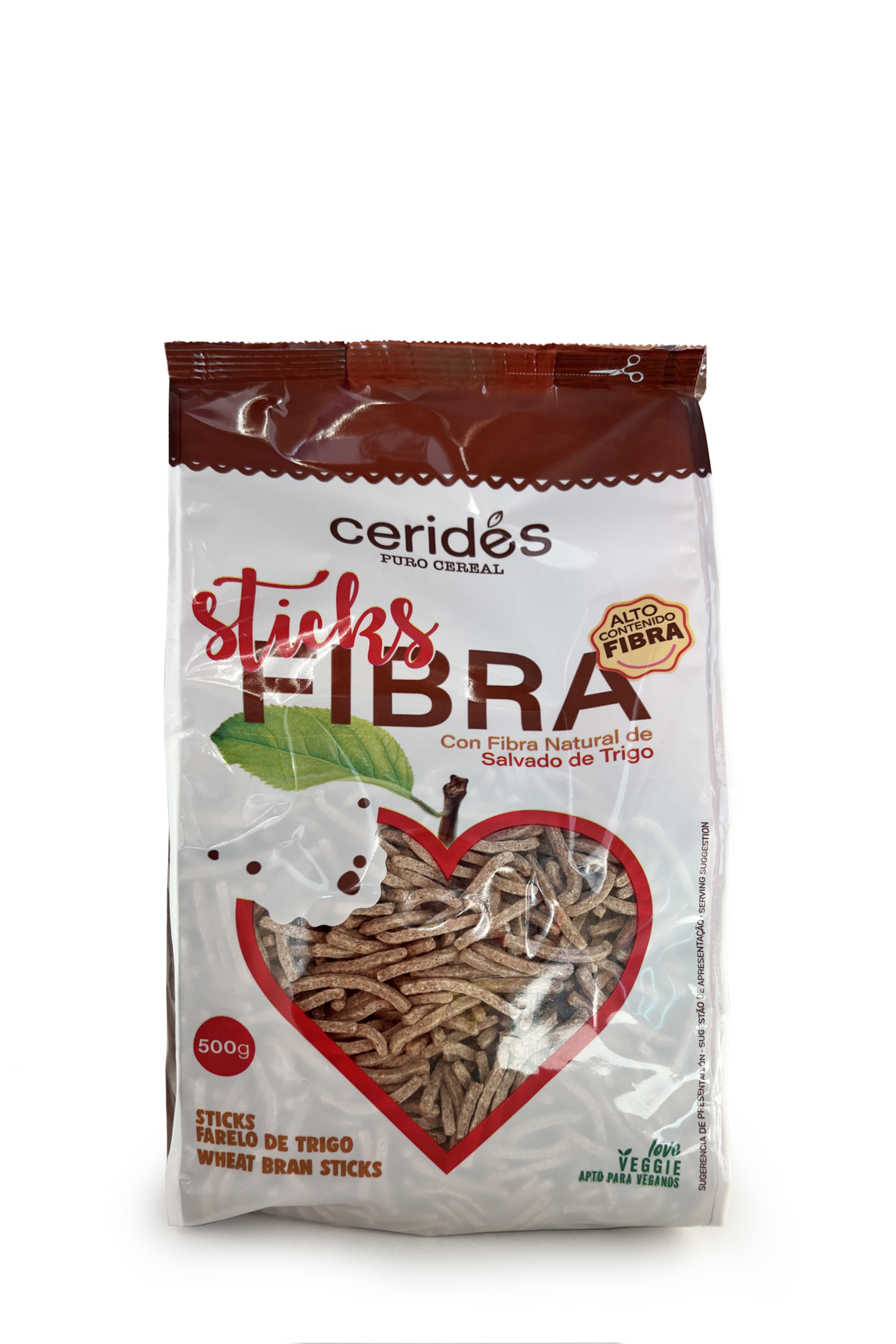 CEREALES BRAN STICK BOLSA 500 GR CERIDES
