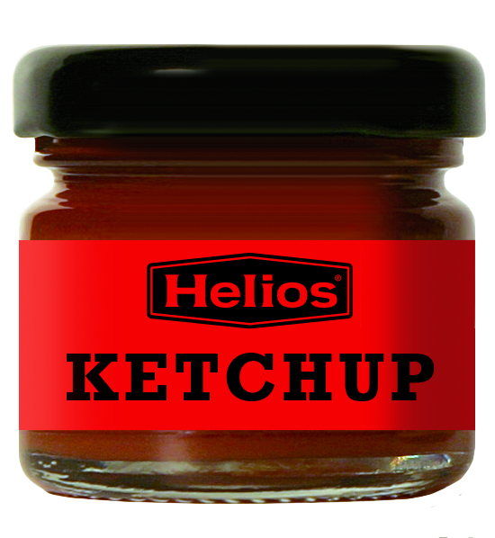 KETCHUP FRASCO CRISTAL 24 UNI X 30 GR. H