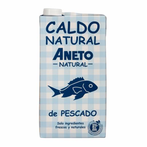 CALDO PESCADO NATURAL BRICK 1 L. ANETO