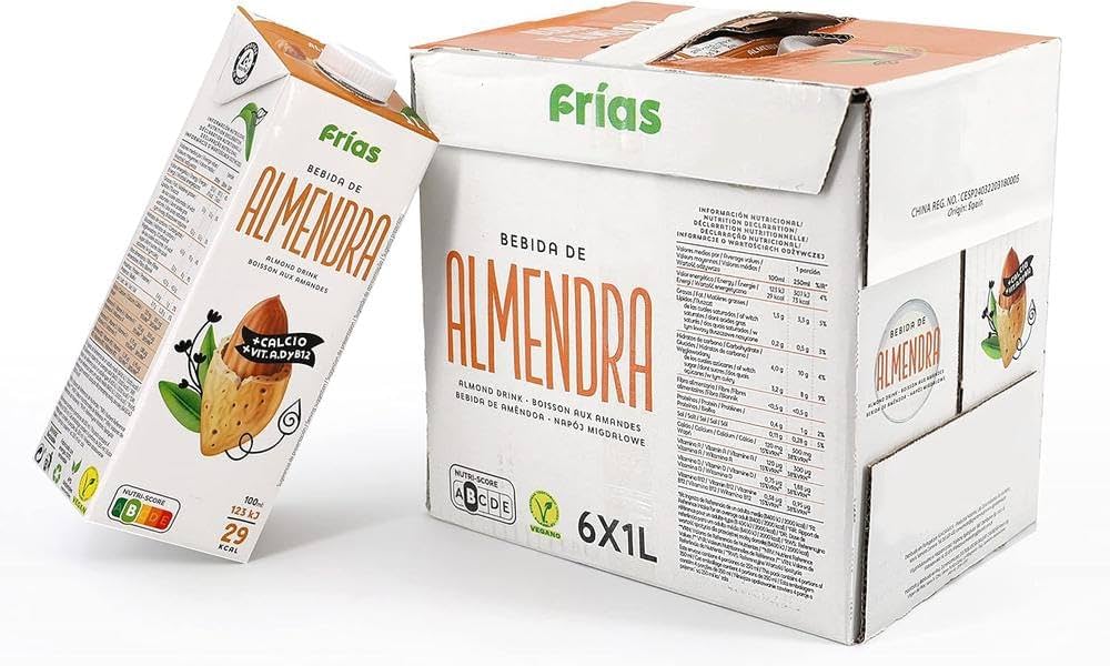 BEBIDA ALMENDRA S/A CAJA 6 UD X 1 L FRIA