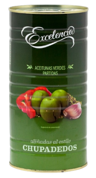 ACEITUNAS ALIÑ. CHUPADEDOS 2KG (PE 750G)