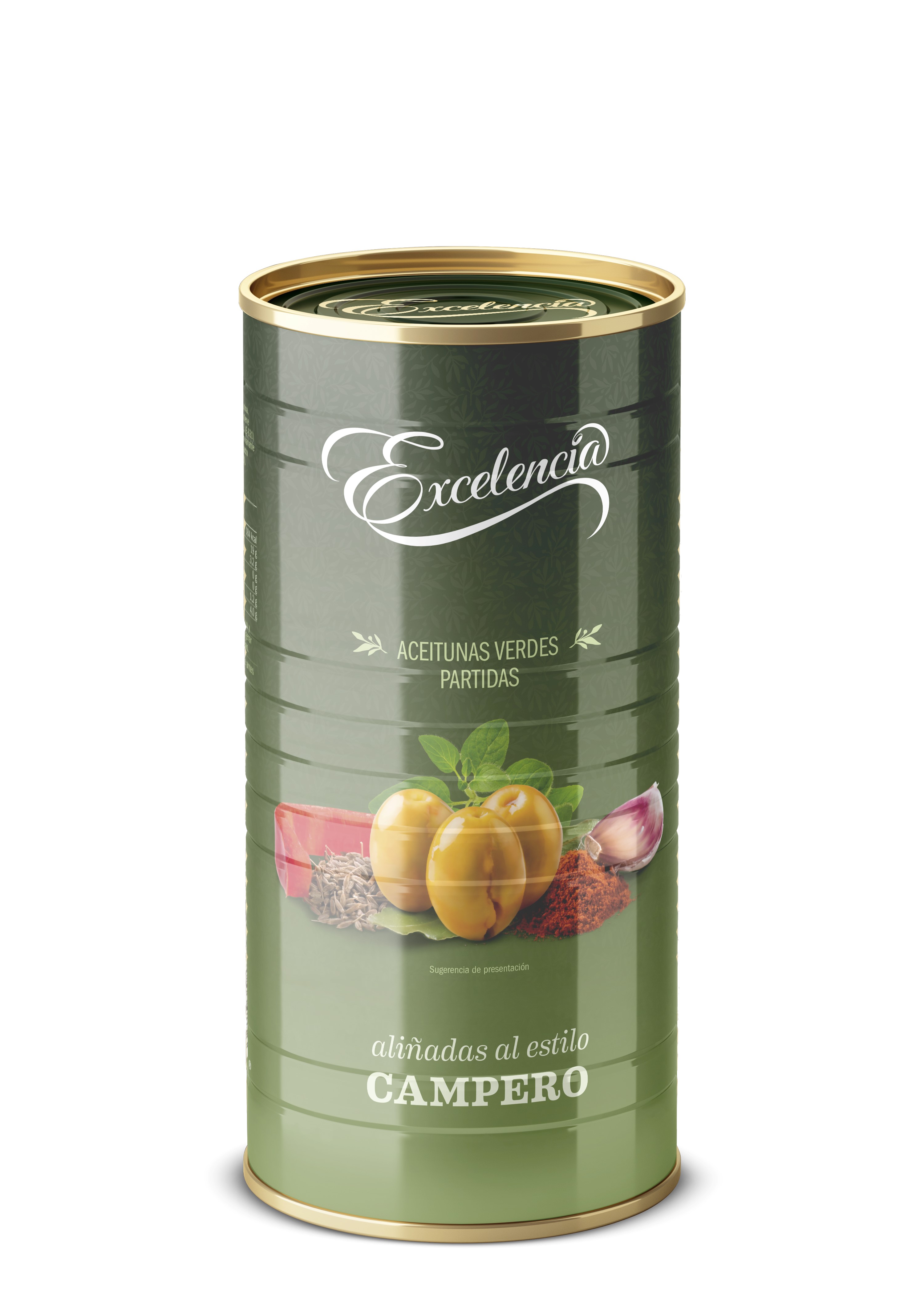 ACEITUNAS ALIÑ. CAMPERAS 2KG (P.E. 700G)EXCELENCIA