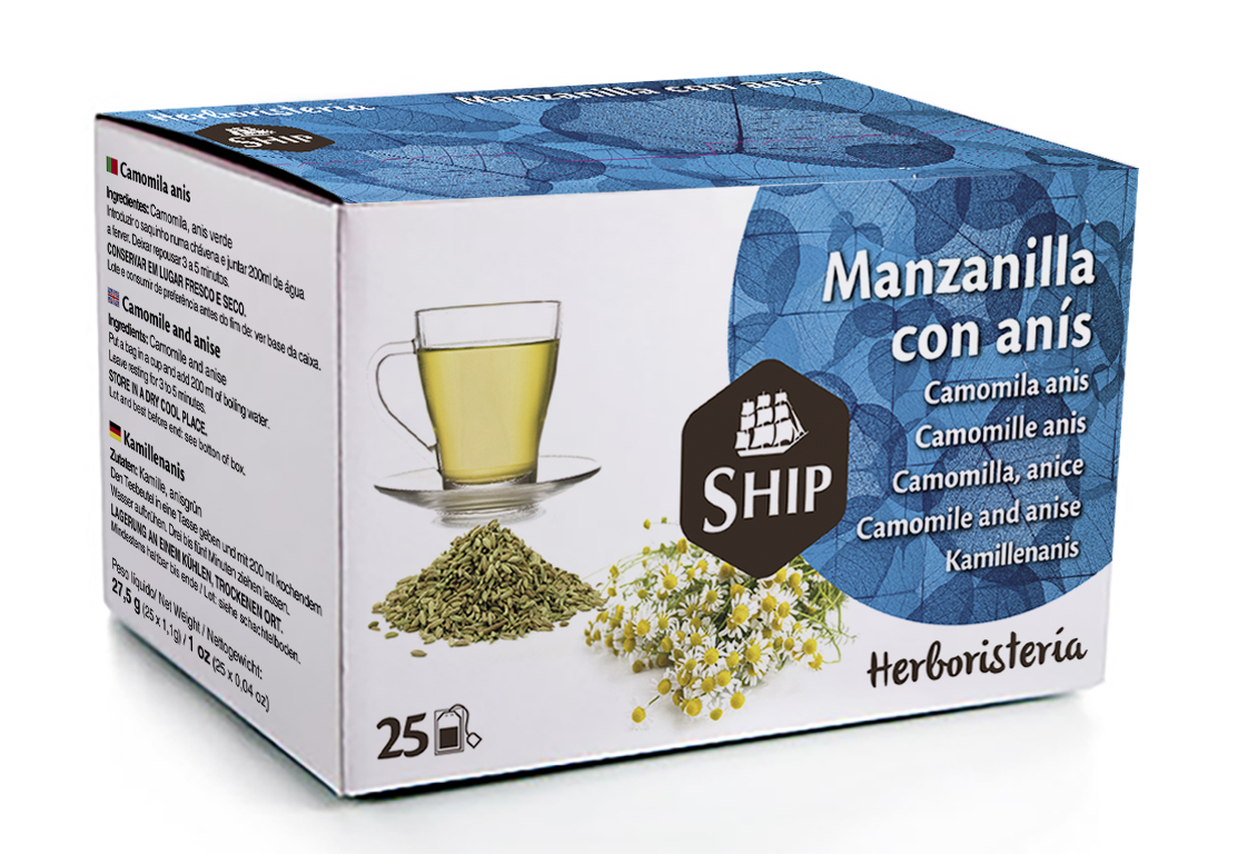 INFUSIONES MANZANILLA-ANIS CON ESTUCHE (