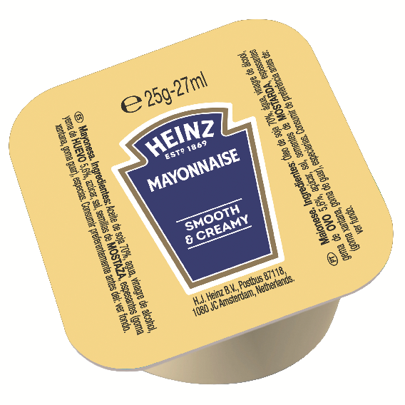 MAYONESA HEINZ (100U) 25ML DIPPOT