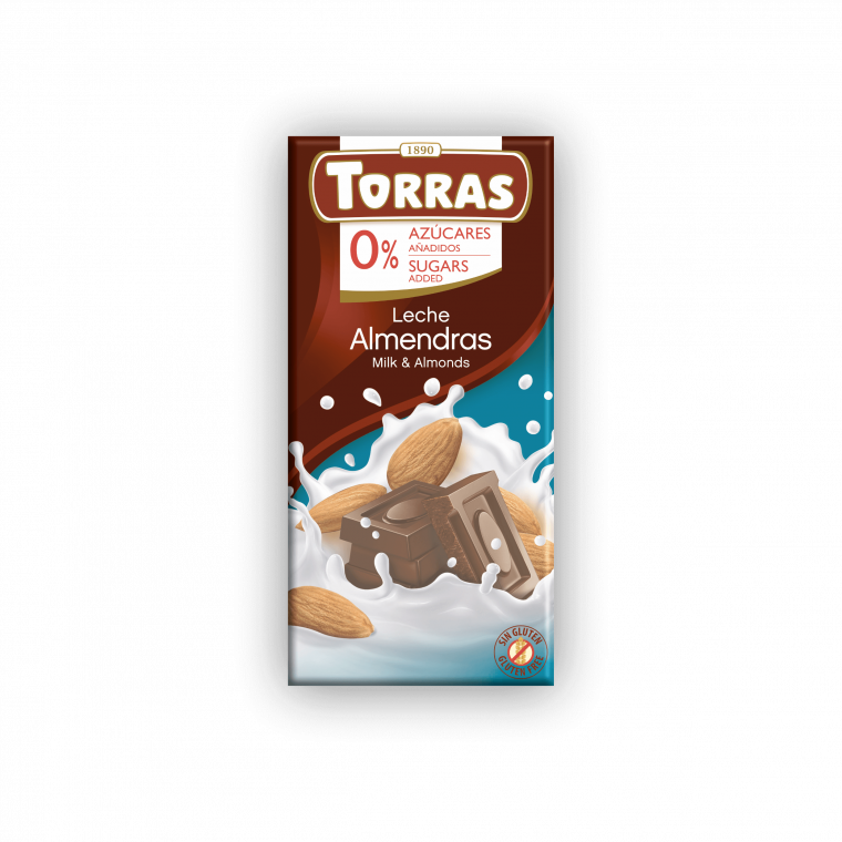 CHOCOLATE CON LECHE S/AZUCAR 75GR (12U) 