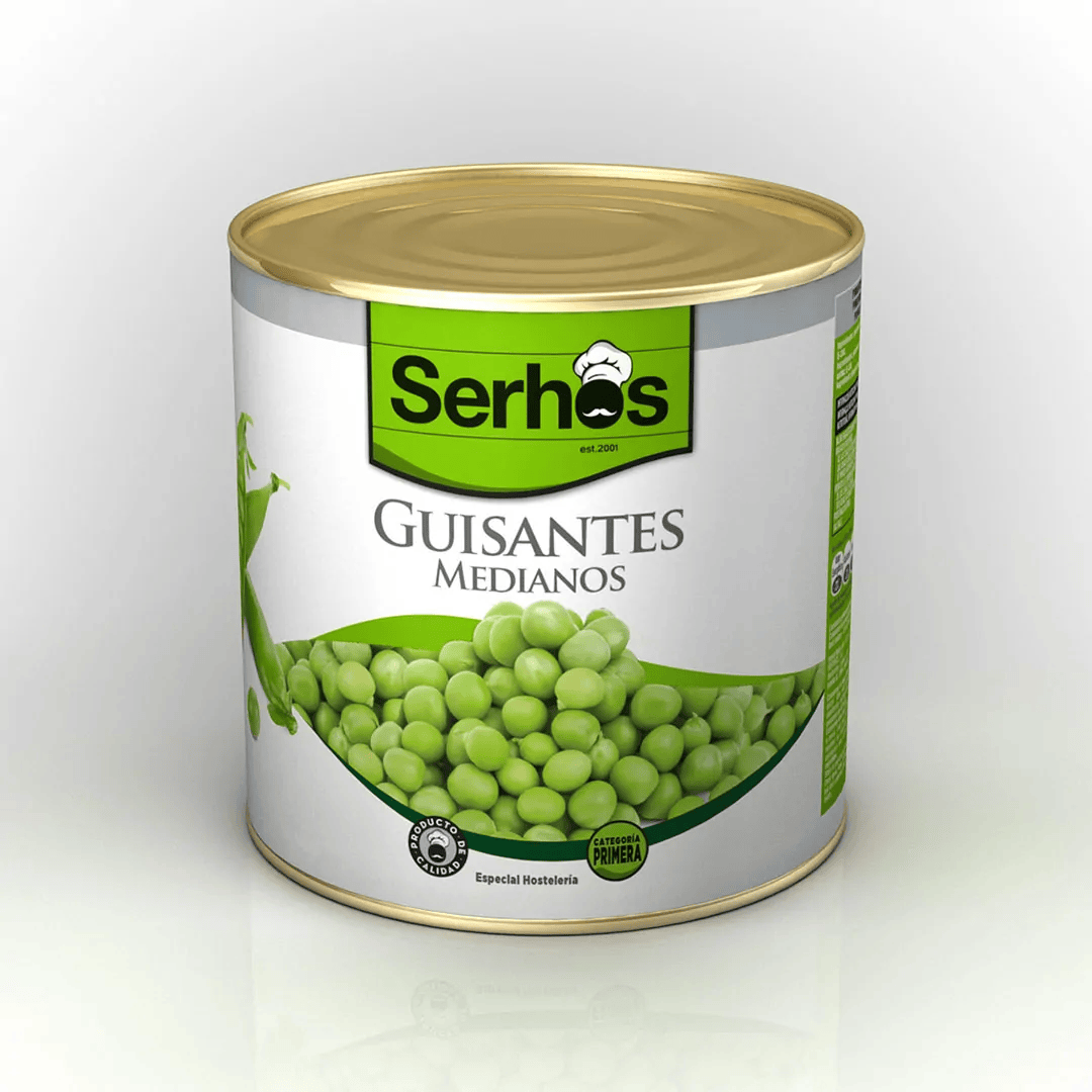 GUISANTES LATA 3 KG P.E.1,6 KG SERHOS