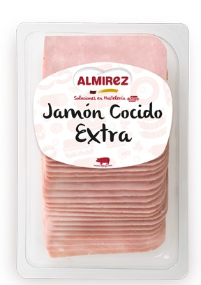 JAMON COCIDO EXTRA LONCHEADO 500GR ALMIR