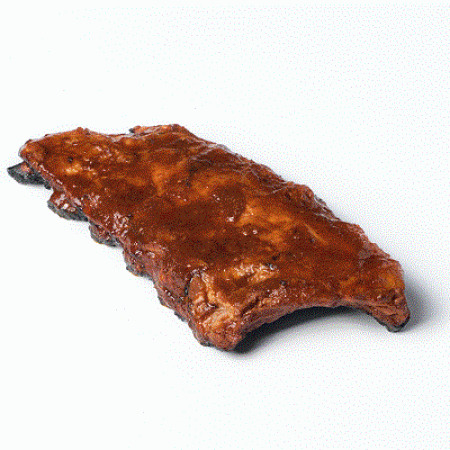 COSTILLAS DE CERDO CON SALSA BBQ 1KG CONG.