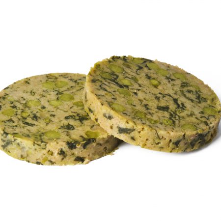 HAMBURG. VEG. ESPINACAS Y GUISANTES(30UX90GR)CONG.