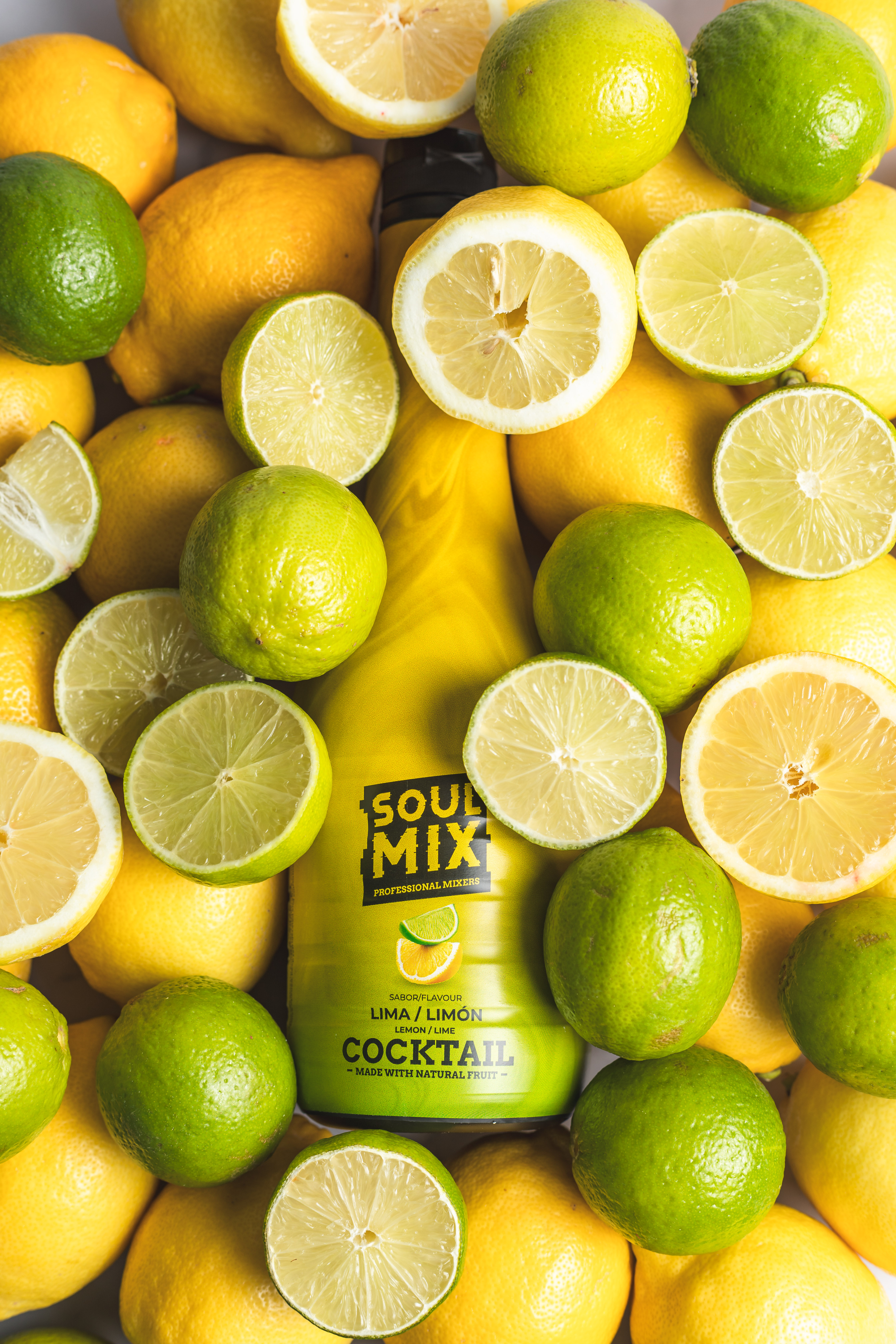 BASE PARA COCKTAIL LIMA LIMON 750ML SOUL