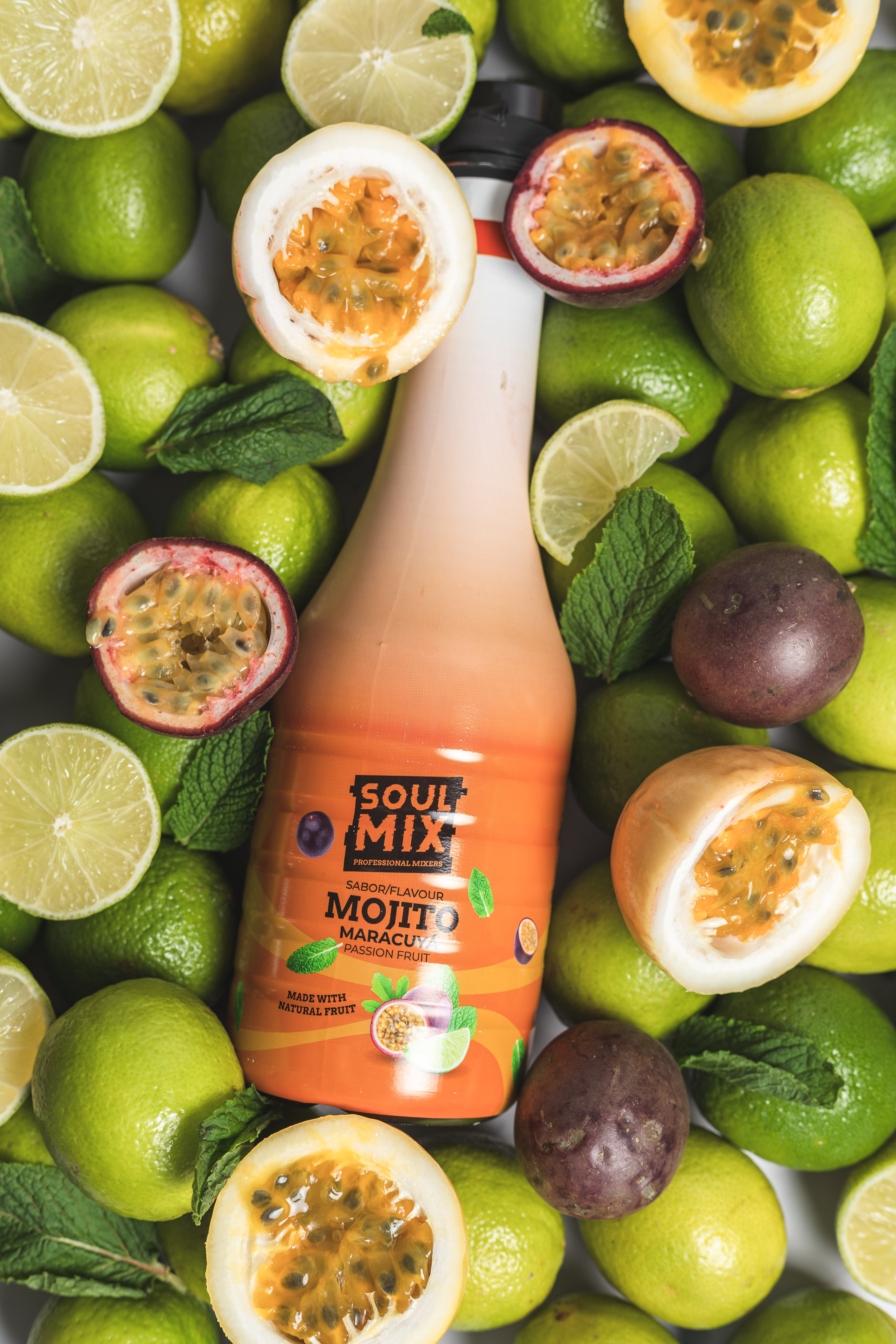 BASE PARA COCKTAIL MOJITO MARACUYA 750ML