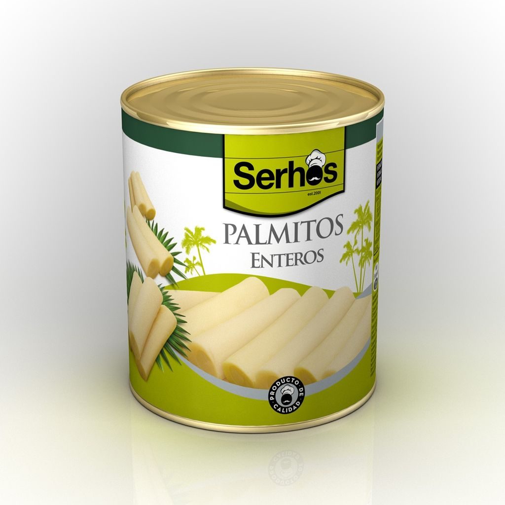 PALMITOS LATA 1 KG P.E. 0,5 KG SERHOS