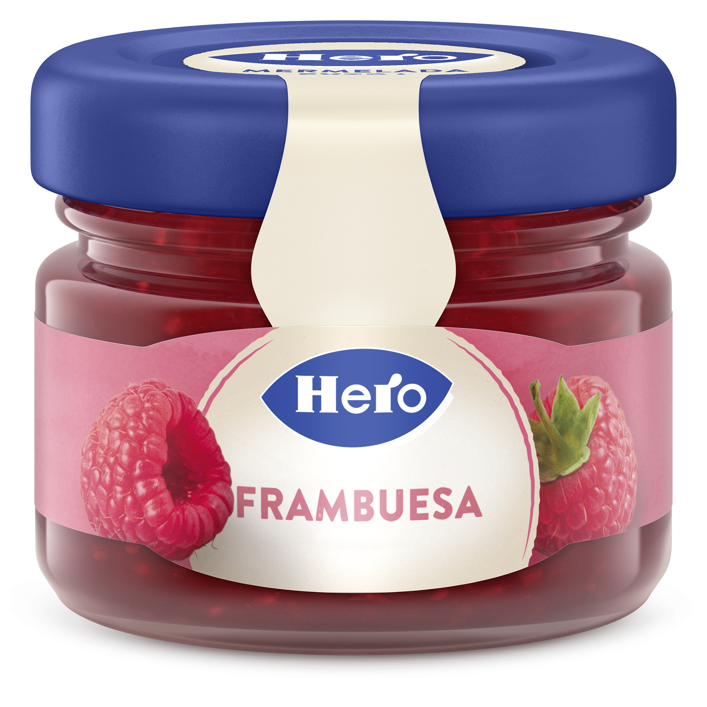 MERMELADA FRAMBUESA CRISTAL CAJA 72U X 28,3 G HERO