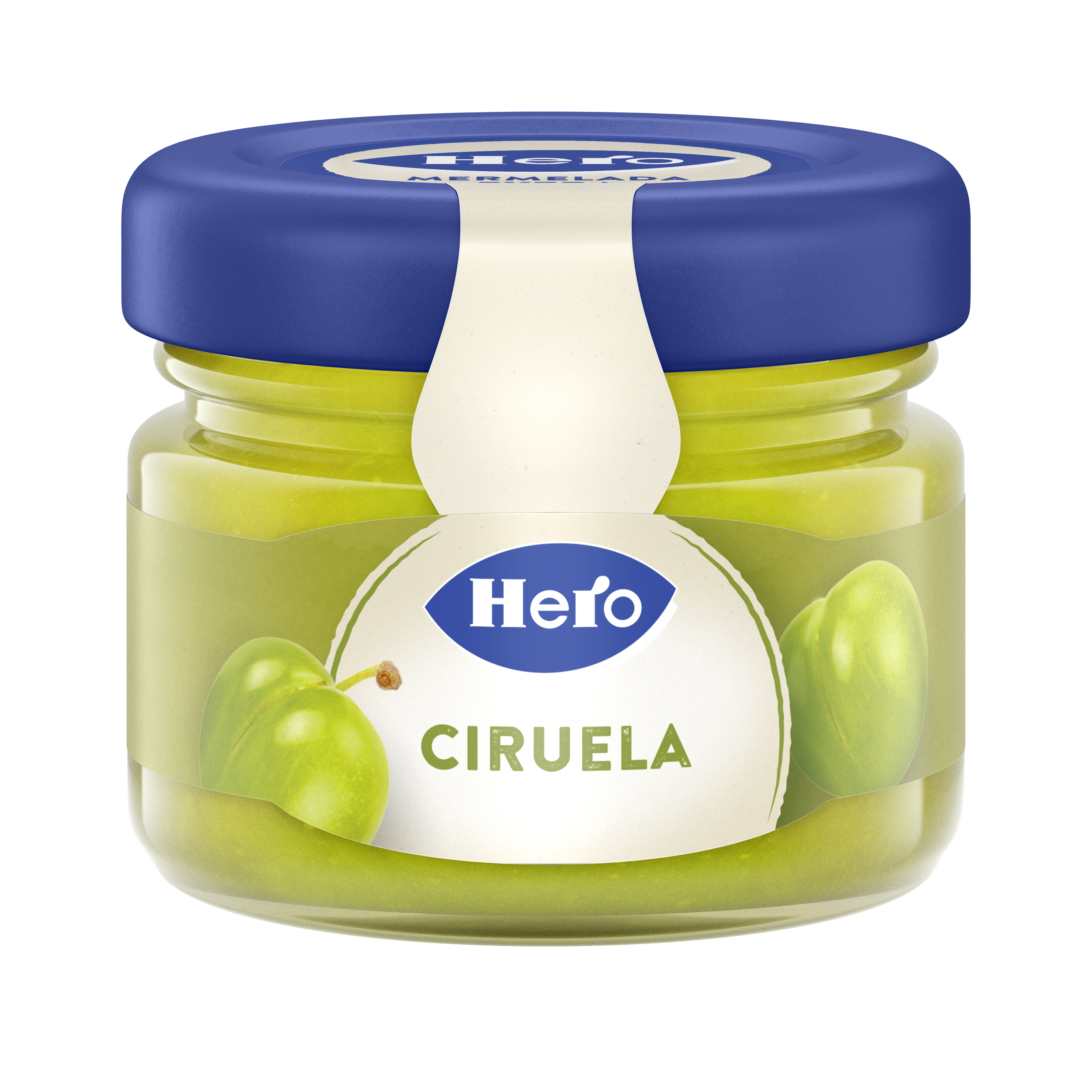 MERMELADA CIRUELA CRISTAL CAJA 72U X 28,3 G HERO