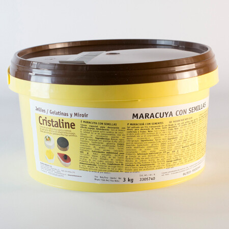 CRISTALINE MARACUYA SEMILLA CUBO 3KG BRAUN