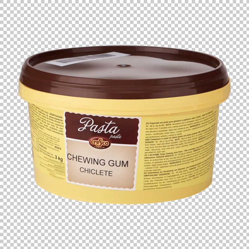 PASTA CREMA CHEWING GUM CUBO 3KG BRAUN