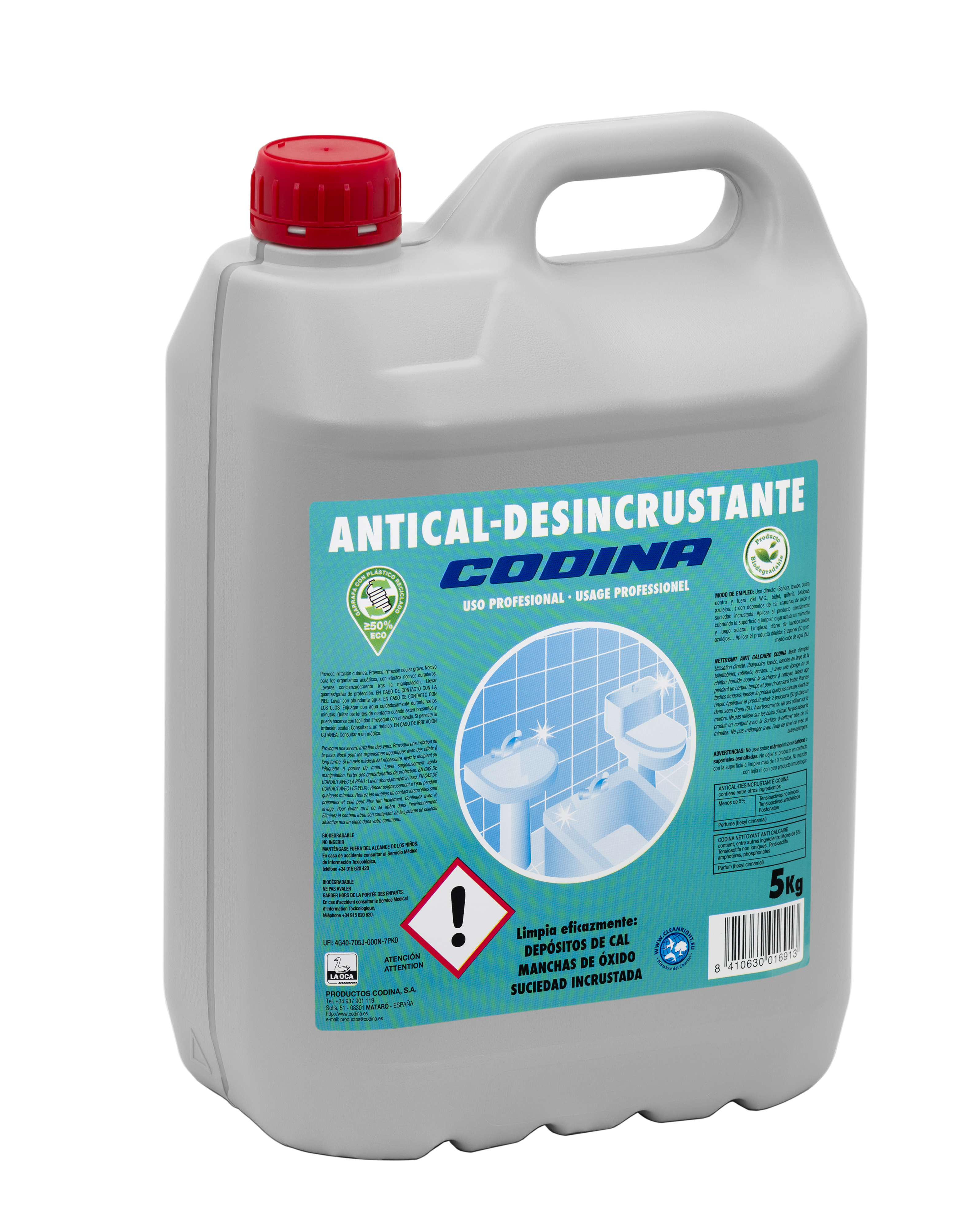 ANTICAL DESINCRUSTANTE 5L CODINA