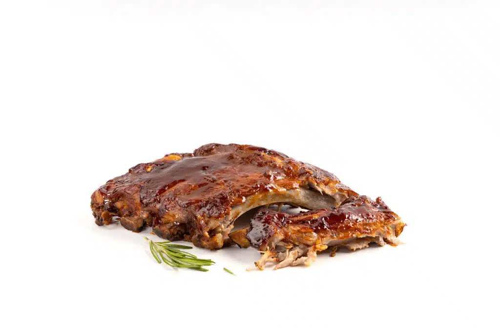 COSTILLAS DE CERDO ASADA CON SALSA BBQ 5