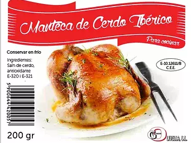 MANTECA DE CERDO 15KG GREIXOS LIVELLA