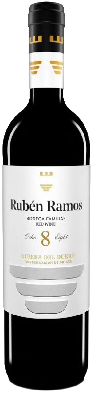 VINO TINTO RIBERA DUERO RUBEN RAMOS 8 0,75L 14º